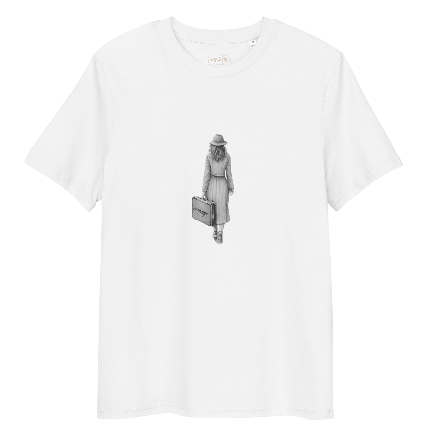 courage - Organic cotton unisex t-shirt - 2 colors