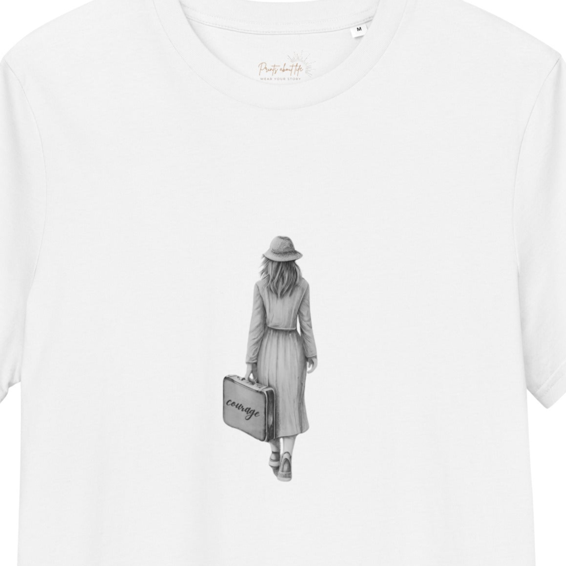 courage - Organic cotton unisex t-shirt - 2 colors